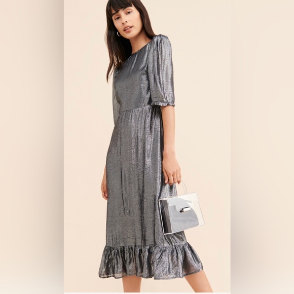 Paul& Joe Sister Majestee Dress Metallic Holiday Resort Cocktail ,size XS/S - Picture 10 of 13